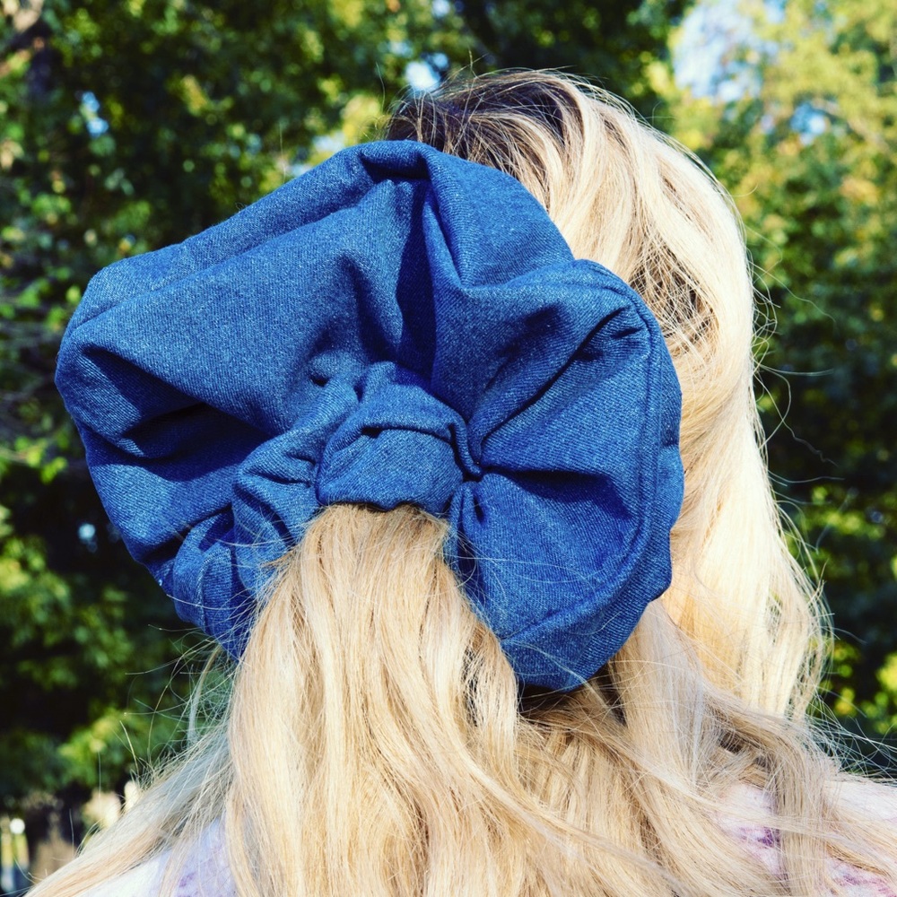 Brand New Sustainable Scrunchie Oversized Denim XL